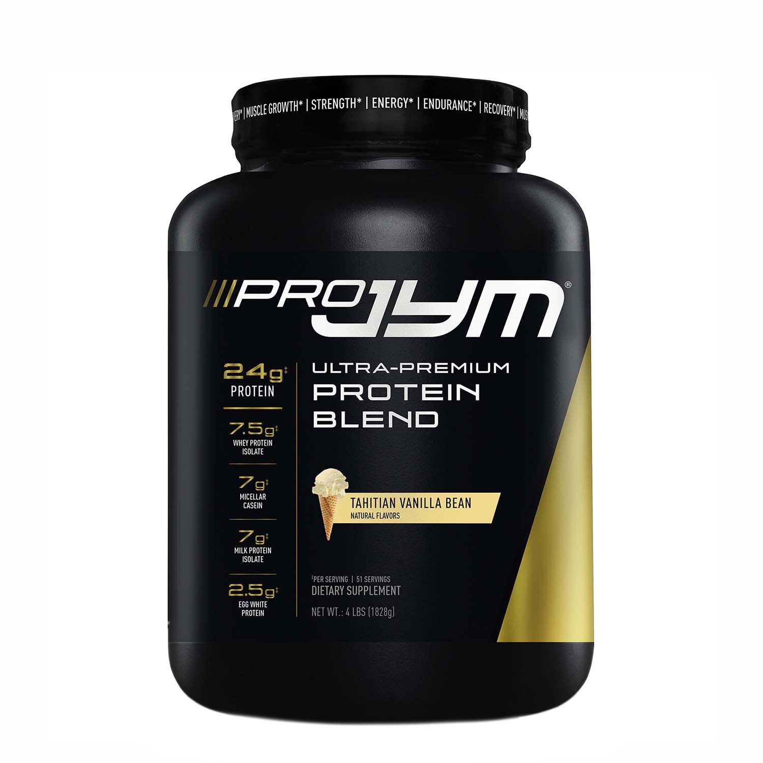 Jym Pro Jym Protein Blend Tahitian Vanilla Bean 4 lb
